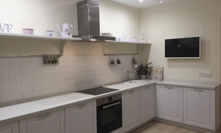  кухни без верхних шкафов фото дизайн