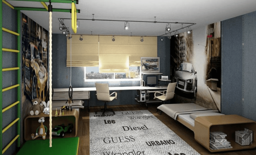 Дизайн комнаты для подростка: 180+ фото современных интерьеров [2021]