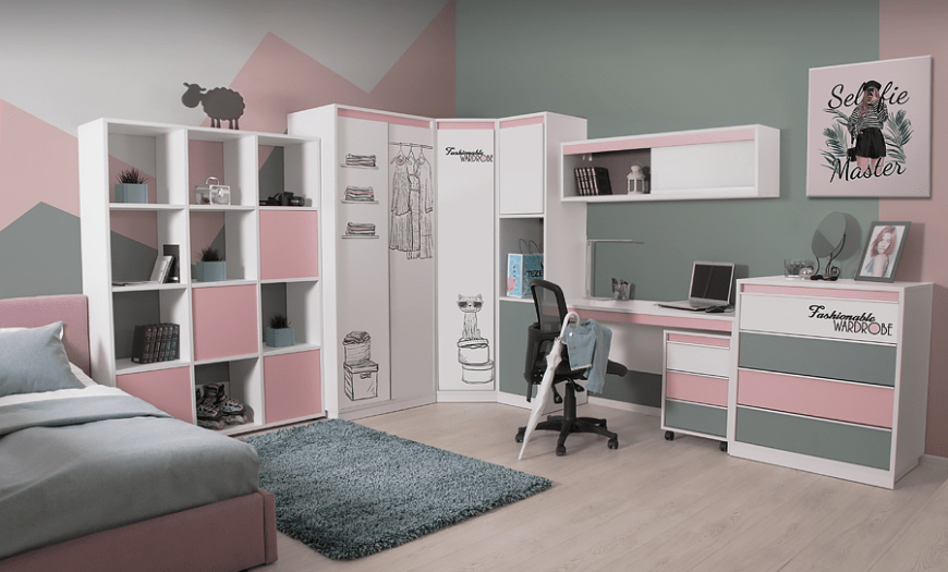 Дизайн комнаты для подростка: 180+ фото современных интерьеров [2022]