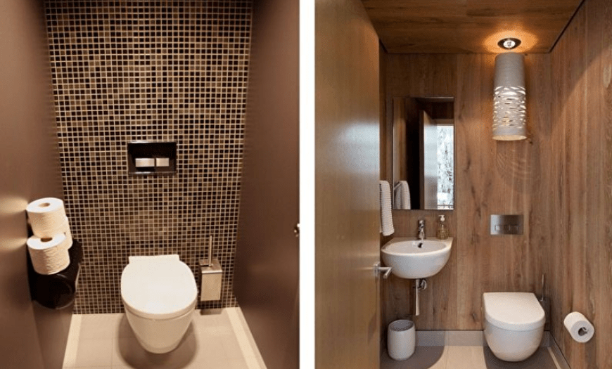 83 качественные фото дизайна маленькой ванной комнаты с туалетом. Выбери свой вариант.