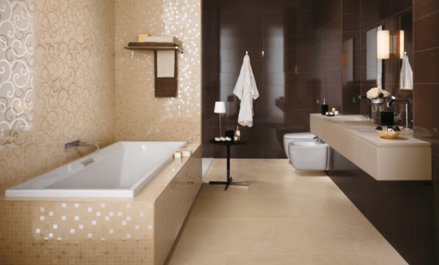 Плитка для ванной — 130 фото дизайна, лучшие идеи отделки