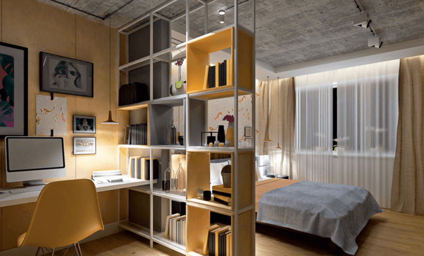 Идеи зонирования комнаты (200 фото): 25 современных способов разделить пространство на две зоны