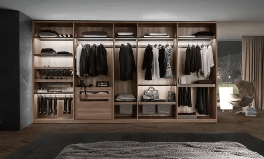 Дизайн гардеробной комнаты: 300+ фото идей (2022)