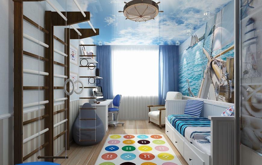 Дизайн детской комнаты для мальчика-подростка - идеи, цвета, стили